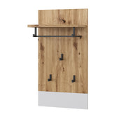 Vicco Appendiabiti da parete Bianco/Artisan 44 x 83 cm