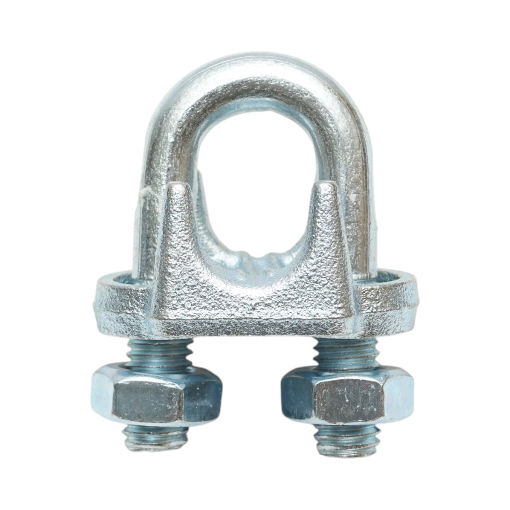 Morsetto zincato DIN 741-19 per cavo da 19 mm Breckner Germany