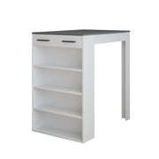 Vicco Tavolo da bar Antracite/bianco 67 x 100 cm