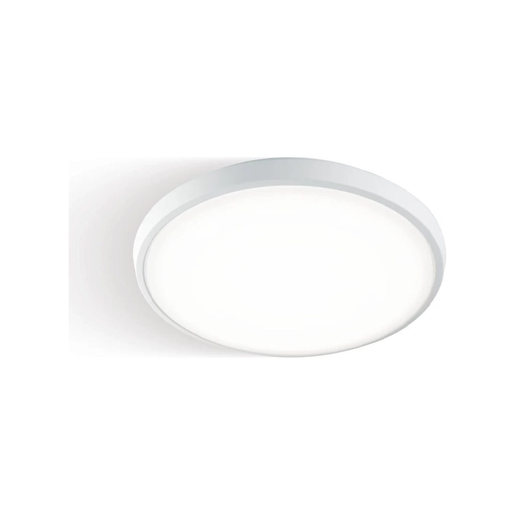 Plafoniera Per Esterni Interni Alluminio Bianco Led 28 W 2700 Lm 3000K Electra