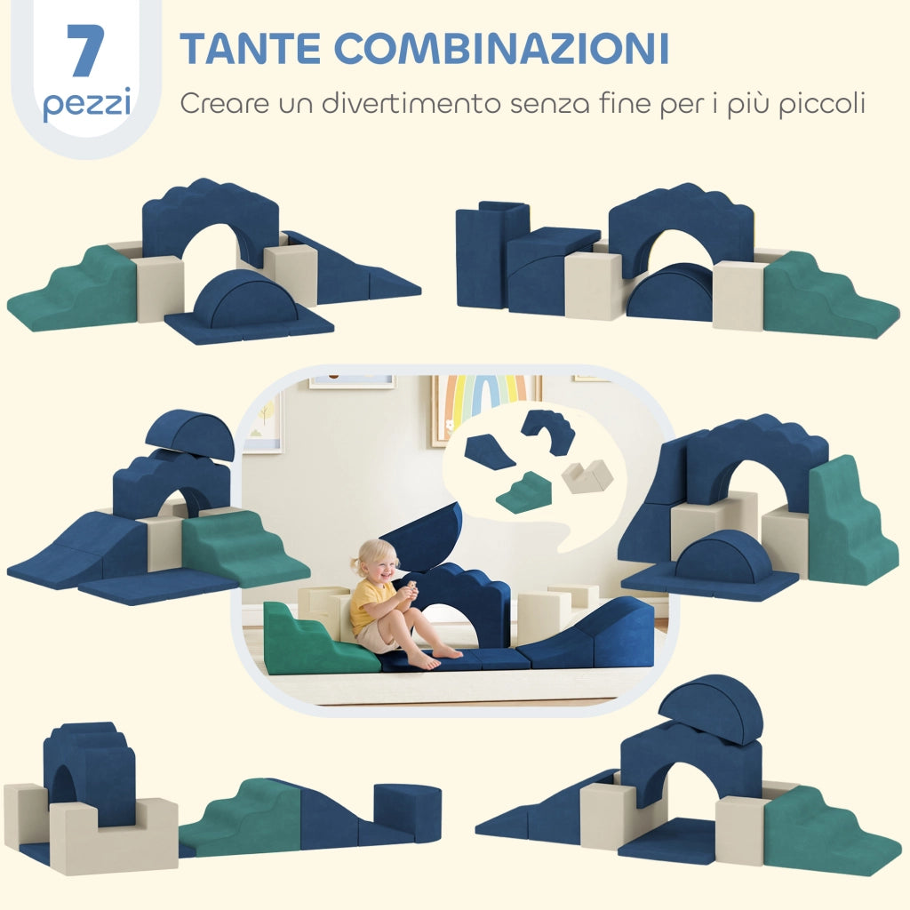 Set blocchi morbidi per bambini ¨C Minimal ¨C multicolore