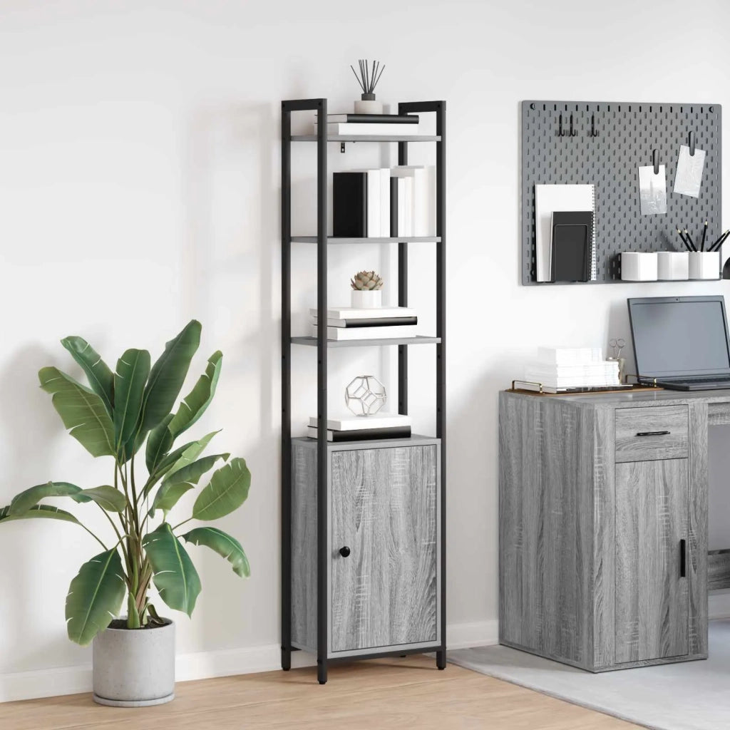 Armadio per Libri Grigio Sonoma 40 x 24 x 161 cm 883853