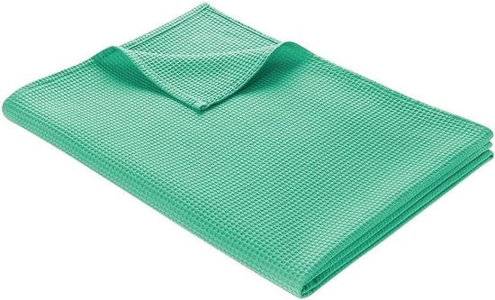 Decongestione estiva leggera - multifunzionale - 150 x 200 cm - verde menta - 100% cotone