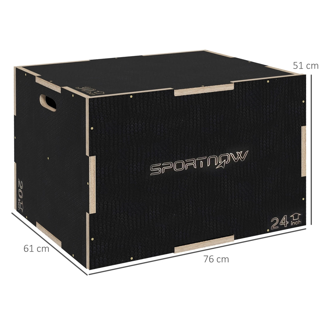 Plyo-Box ¨C zephmum ¨C Nero, 76x61x51 cm