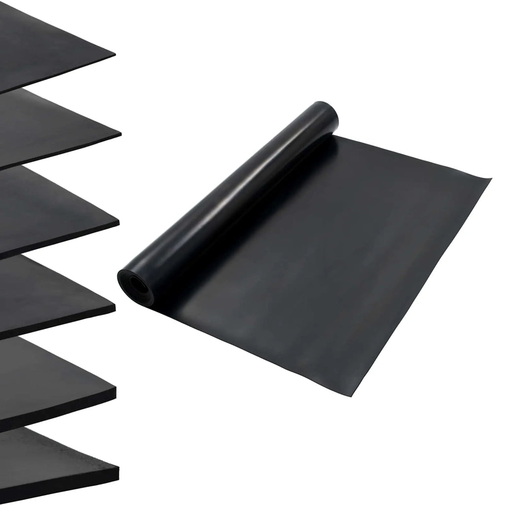 Tappeto per pavimento Nero 1,2 x 5 m Gomma 42046739
