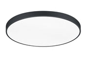 Plafoniera LED Trio Waco 75cm nera CCT 6200lm metallo