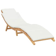Lettino Prendisole | Sdraio da giardino | Lettino da sole da Giardino con cuscino Marrone 198 x 55 x 58,5 cm