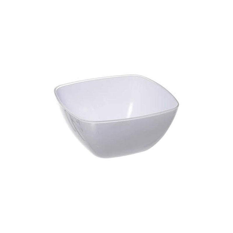 Insalatiera quadrata19 cm bianca