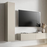 Chiari, Mobile Colonna 4 Ripiani, 35x32x168h cm Beige