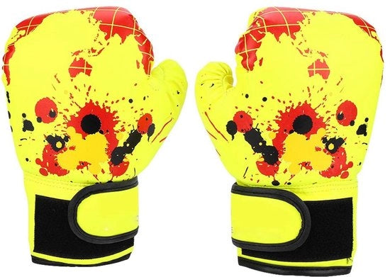 Manubri per bambini da 2 a 11 anni - Kickboxing Muay Thai - giallo.