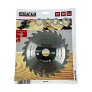 Kreator-Lama per sega circolare per legno 185mmx30mmx2.2mm 24 denti