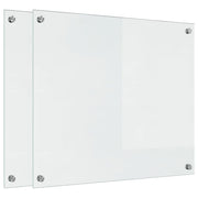 Schienale da cucina 2 pz Trasparente 70 x 60 cm CFW4920678