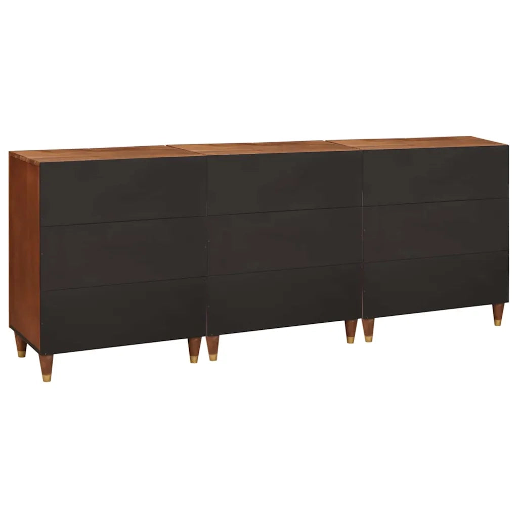 Set di Credenze 3 pcs Marrone 180 x 33 x 75 cm 3310170