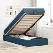 Struttura Letto Pouf con Materasso 80x200 cm Velluto 3311151