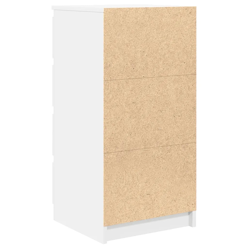 Credenza Bianca 37,5x35x76 cm in Legno Multistrato 861751
