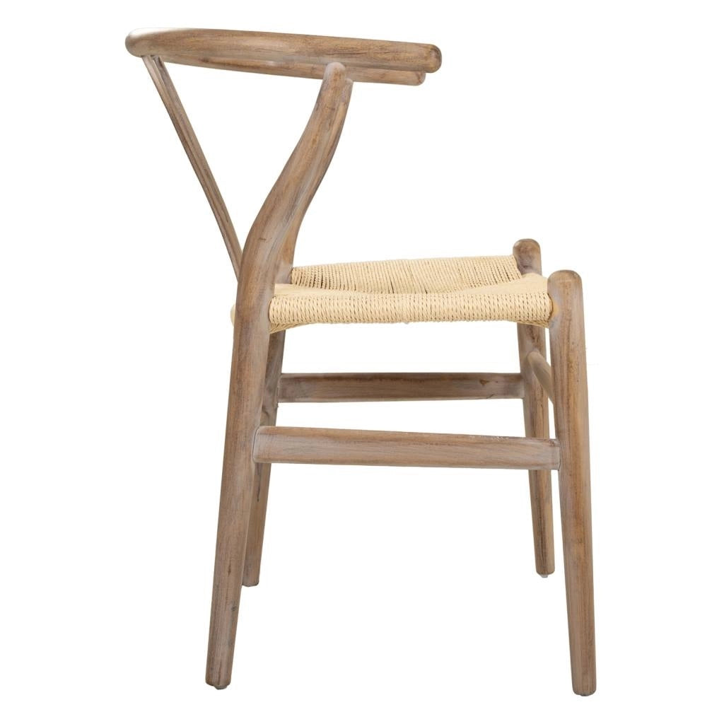 Poltrona in legno marrone 50x41x44/77h