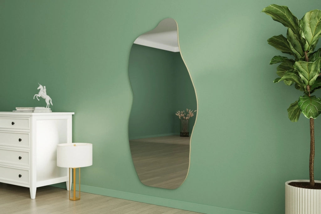Stresa, Specchio Forma Nuvola, 70x175h cm Trasparente
