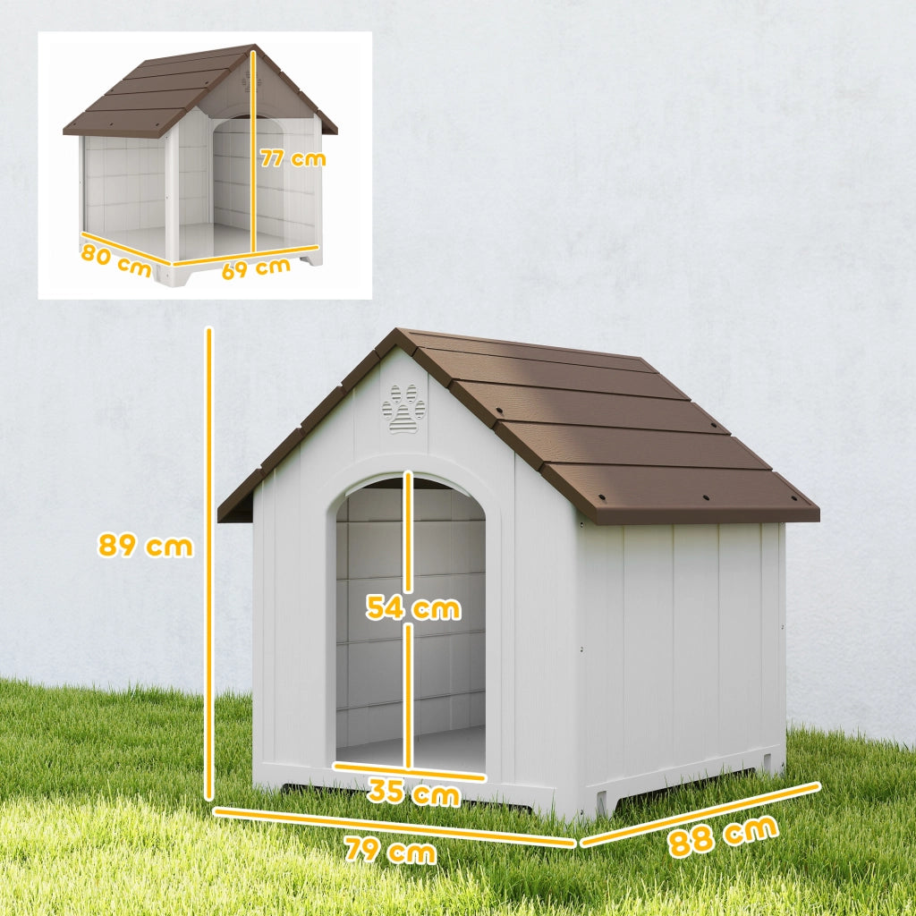 Cuccia per Cani Esterno Casa per Cani Grandi ¨C Minimal ¨C Marrone Scuro