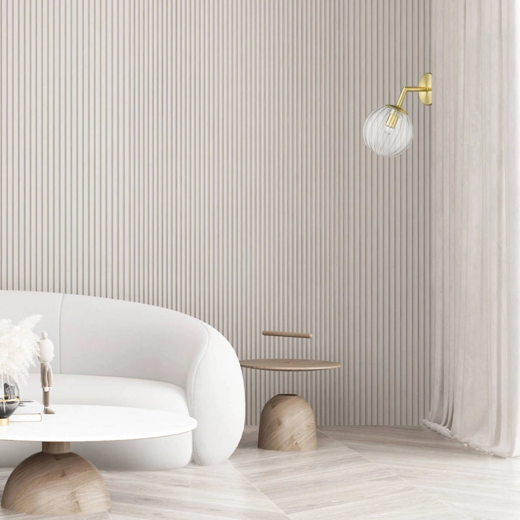 Applique Arette oro vetro trasparente G9 Light Prestige