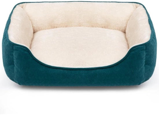 Letto per animali - Cuscino per gatti e cani - Verde - 55 x 45 x 15 cm