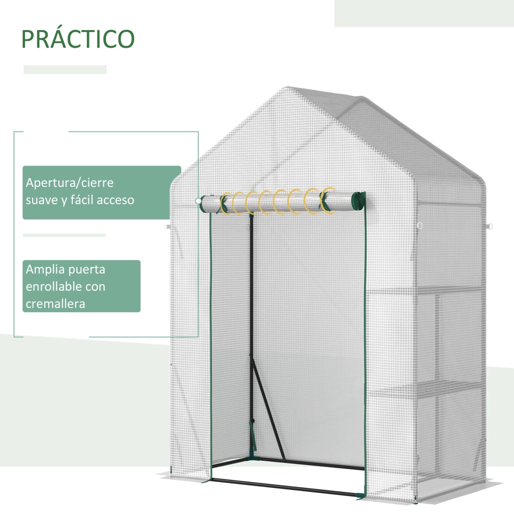 Serra da Giardino ¨C Minimal ¨C Bianco Acciaio 143x73x195 cm