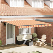 Tenda Retrattile Giallo e Arancione 400 × 300 cm 3330533