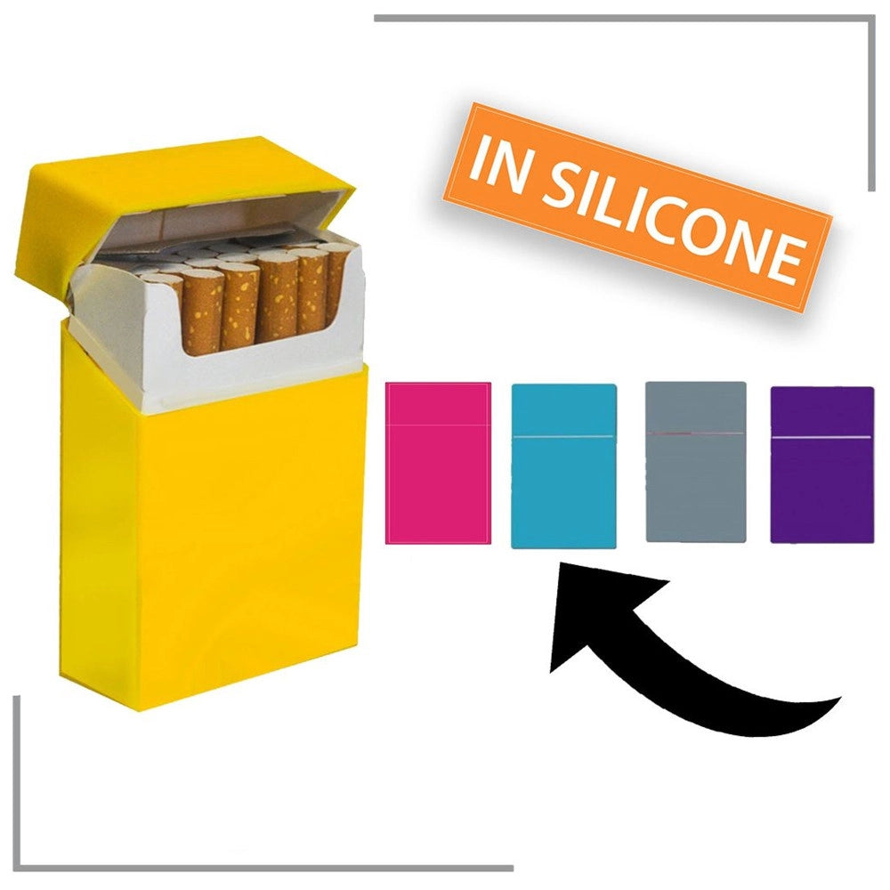 Trade Shop - Porta Pacchetto Portasigarette Di Sigarette Per Coprire Le Immagini In Silicone -