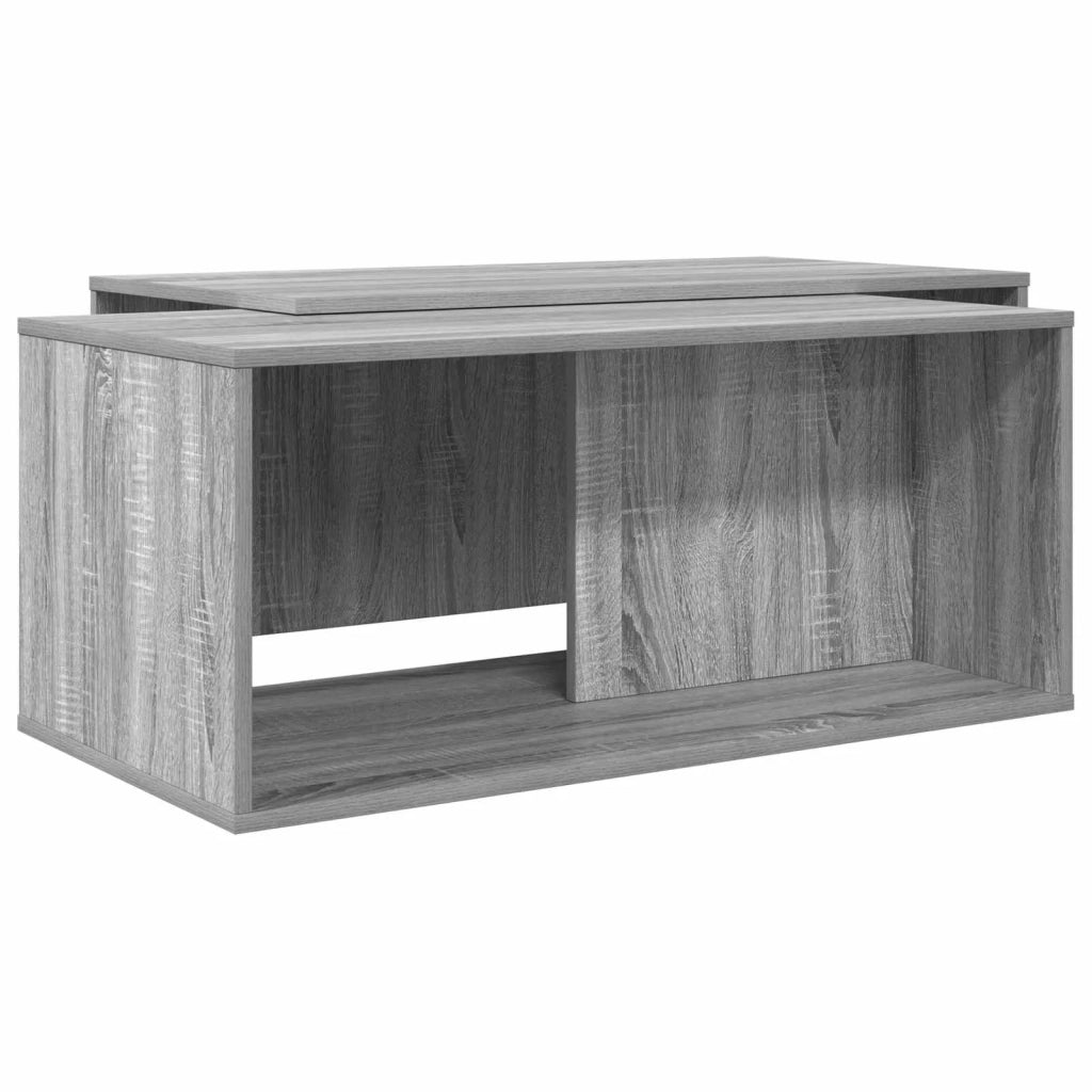 Set di Tavolini da Caffè 2 pcs Grigio Sonoma Legno multistrato 8000265
