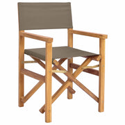 Sedia da Giardino | Sedia da pranzo Marrone e Tortora 56 x 54 x 87 cm