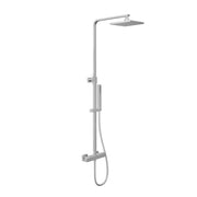 Colonna doccia termostatica soffione slim 20x20 cm finitura cromata | Serio