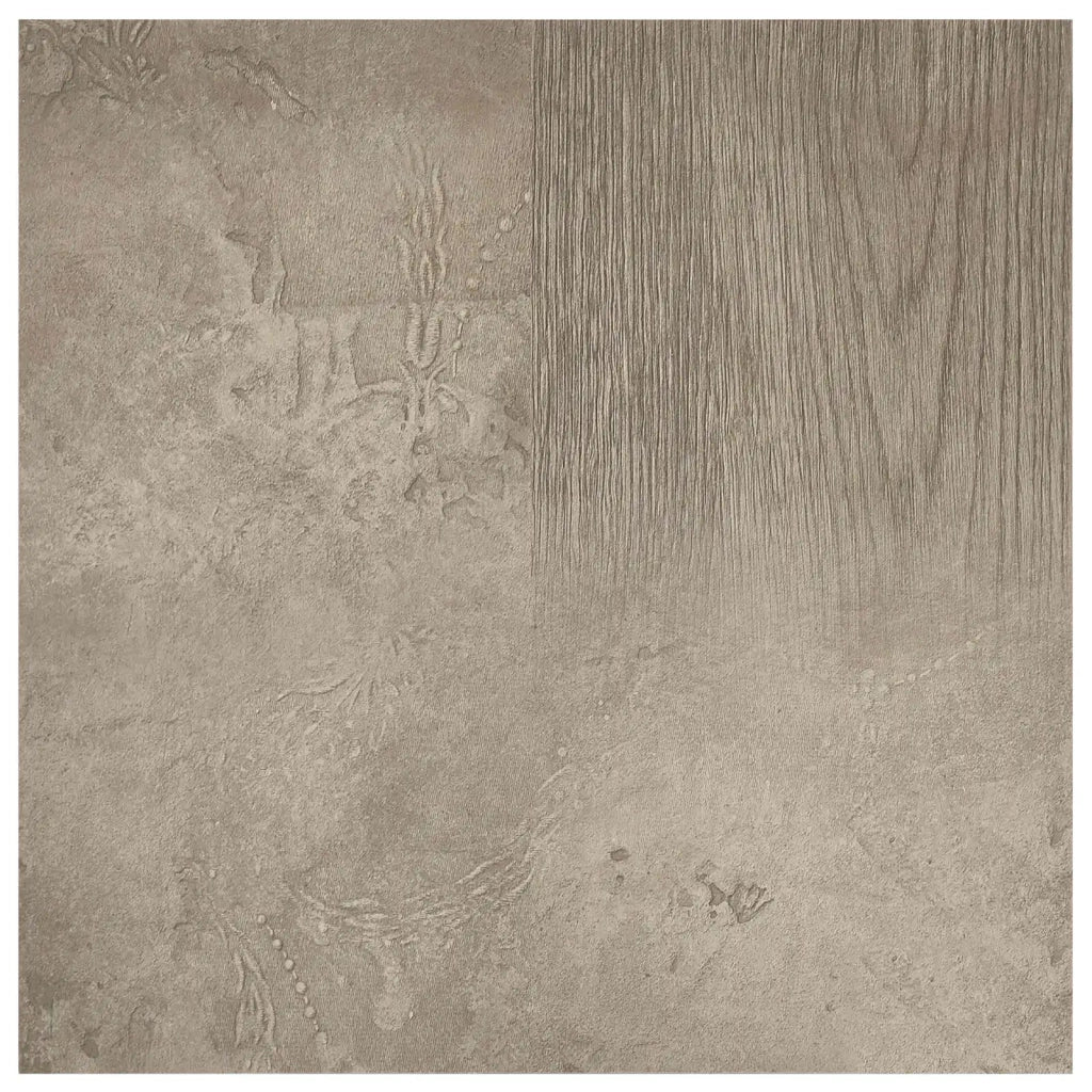 Tavole per Pavimenti 5,11 m² 55 pcs PVC Marrone scuro e Grigio 42046340