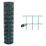 Rete elettrosaldata plastificata 100x25 mt