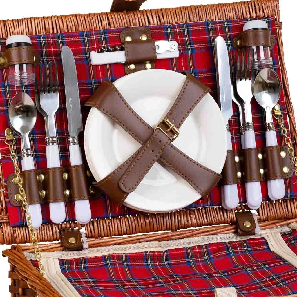 Cestino pic-nic marrone 40x28x19h