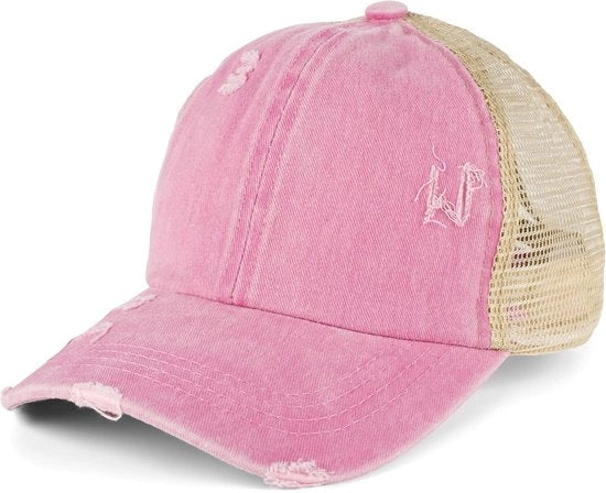 Cappello da Baseball per Donna - Aspetto Lavato con Inserzione Mesh