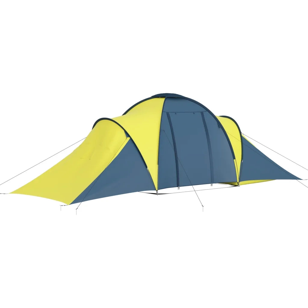Tenda da campeggio | Tenda da campo per 6 Persone Blu e Giallo