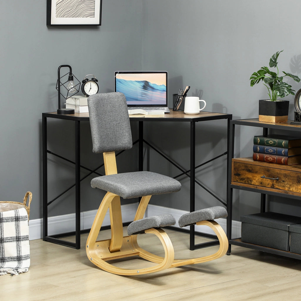 Sedia ergonomica a ginocchia ¨C zephmum ¨C grigio