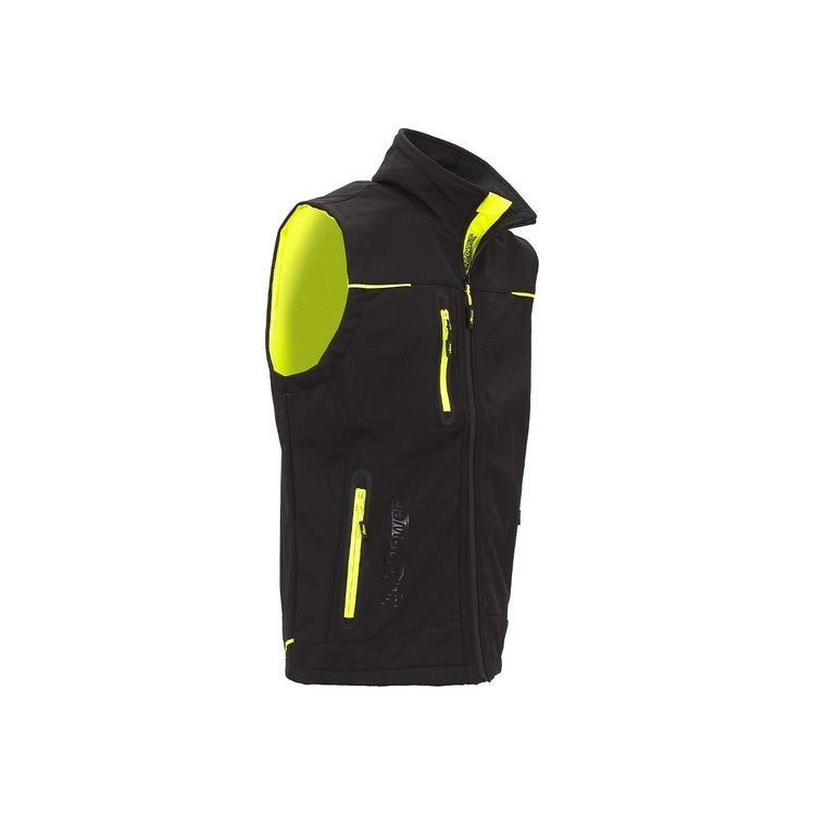 Gilet Soft Shell Universe Upower Black Carbon Xxl