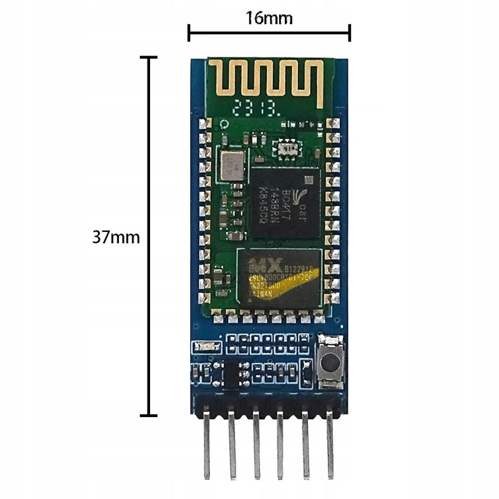Modulo Bluetooth HC-05 Master/Slave – Compatibile con Arduino | UART, 6 Pin, 10m Distanza | Progetti IoT e Robotica