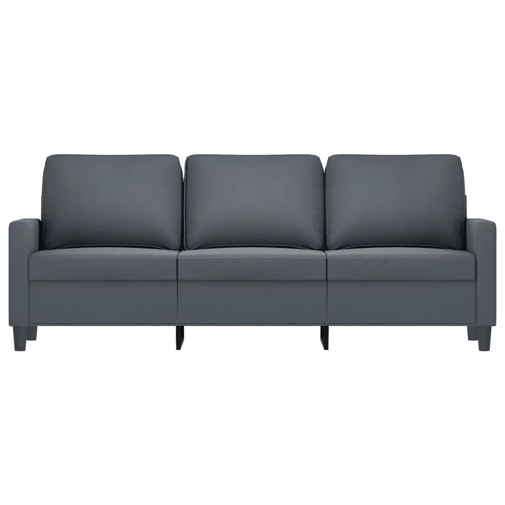 Divano a 3 Posti-Sofa 3 Posti Grigio Scuro 180 cm in Velluto 769868