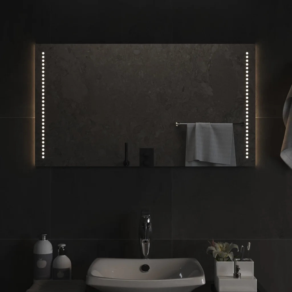 Specchio da Bagno con Luci LED 50x90 cm 3154053