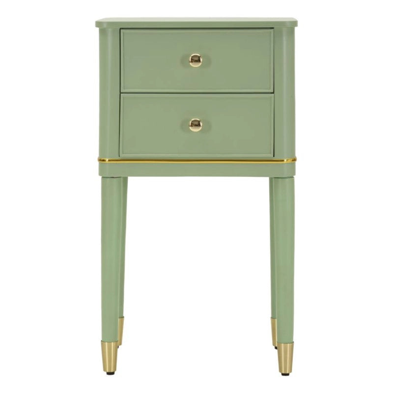 Comodino Camille Verde cm 40x30x71