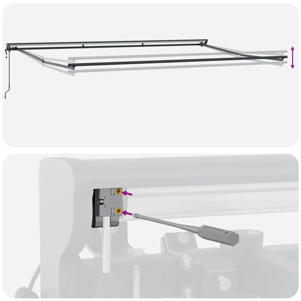 Struttura della tenda Blu e Arancione 500 × 300 cm 3331296