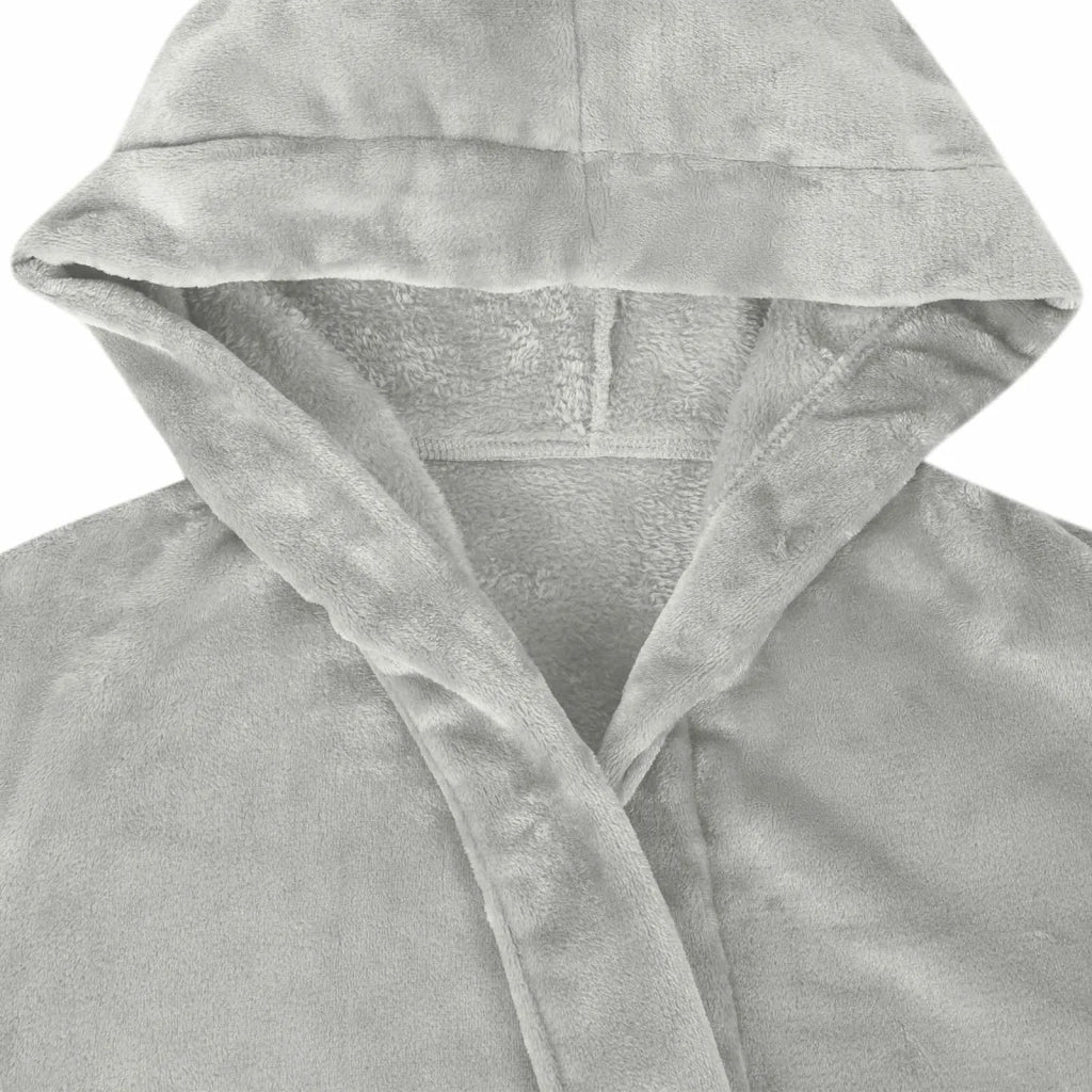 Accappatoio con Cappuccio Grigio s Flanella CFW6672561