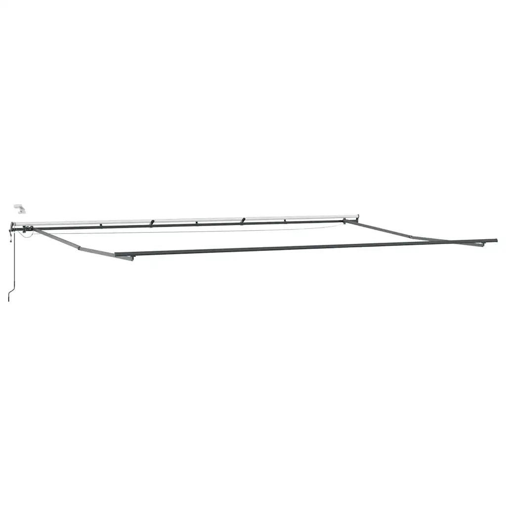 Tenda da Sole Retrattile Automatica con LED Bordò 600x300 cm 3310202