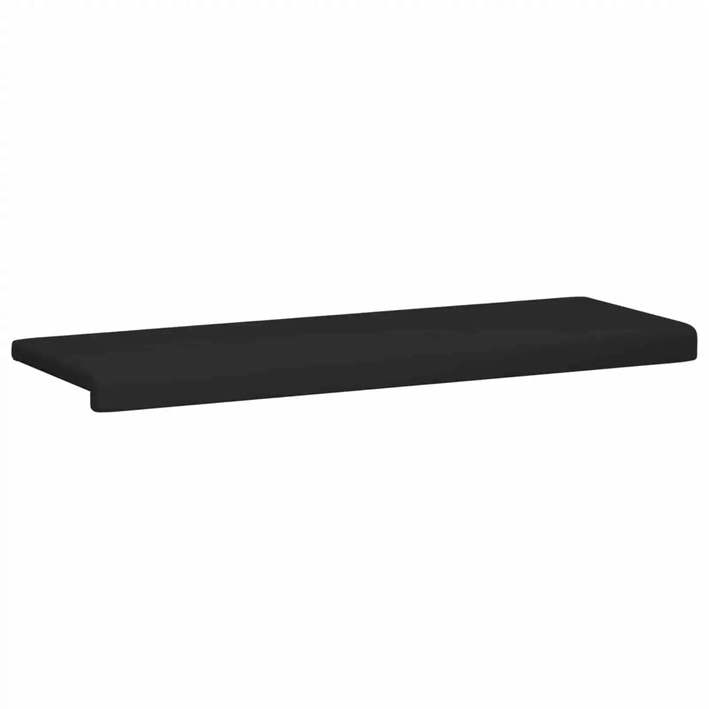 Cuscino per panchina Microfibra Nero Profondità 35 cm 42043363