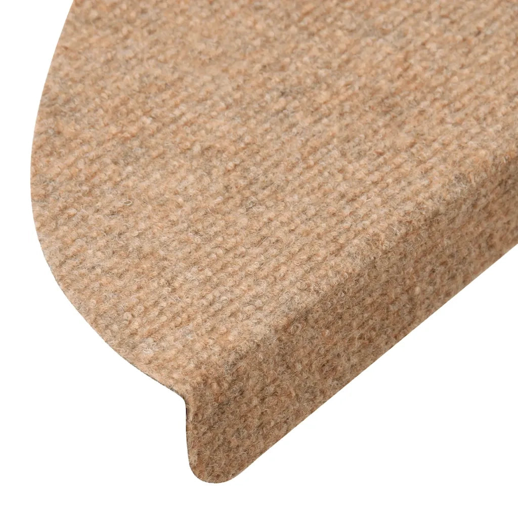 Tappetini Autoadesivi per Scale 20 pz Beige 56x17x3 cm 3365894