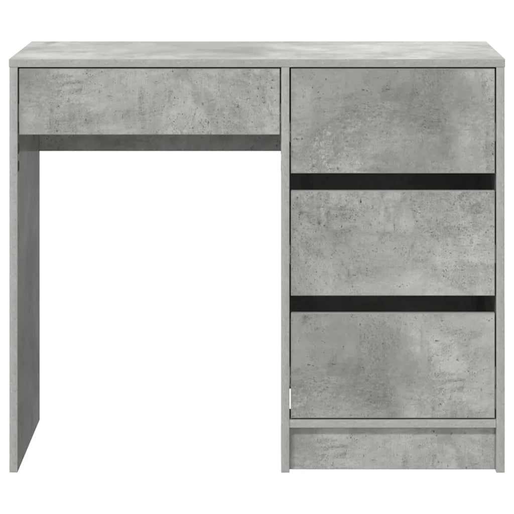 Scrivania Grigio cemento 90 x 37.5 x 75 cm Legno multistrato 869493