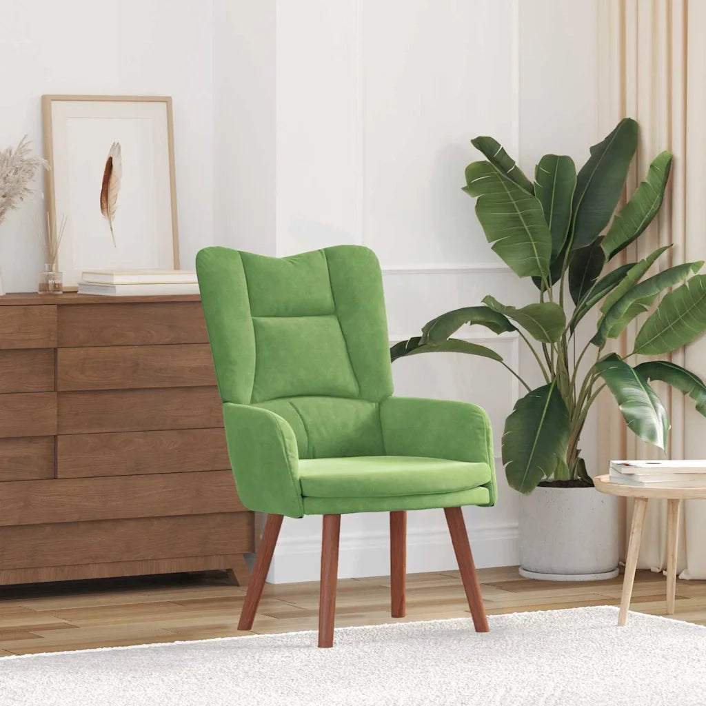poltrona Verde chiaro 63 x 67 x 94 cm Velluto 42001806