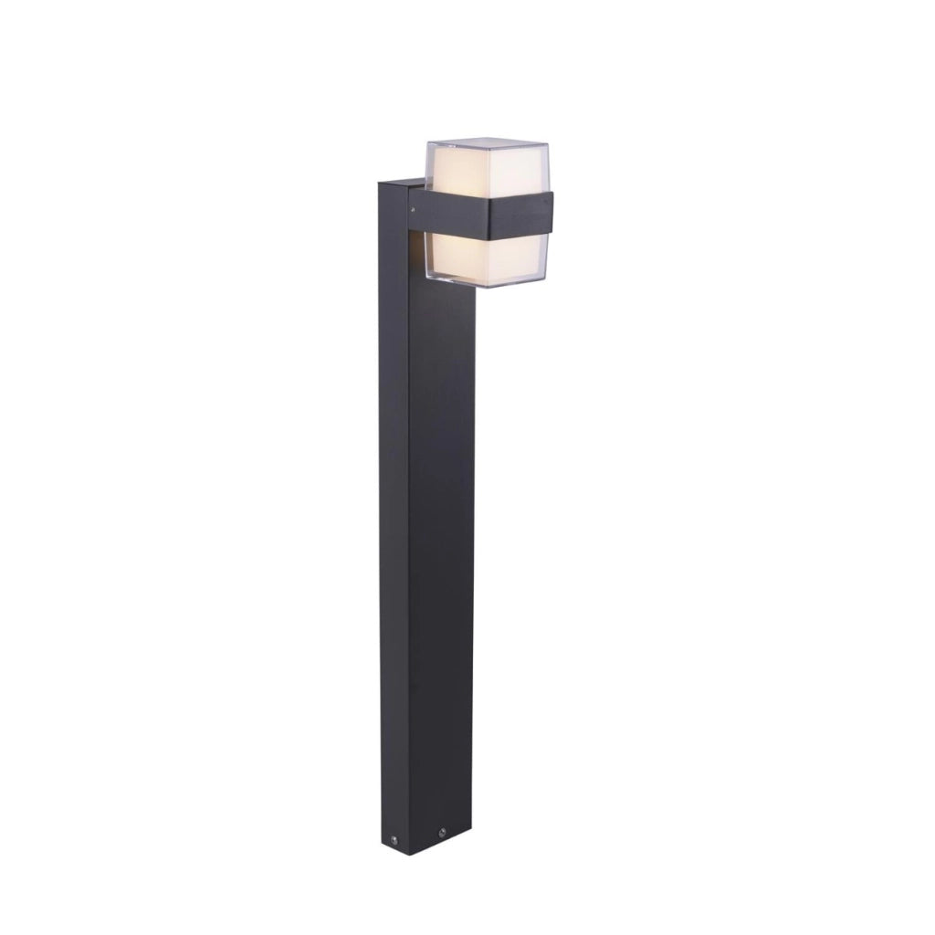 Paletto da giardino moderno LED 8W 3000K antracite