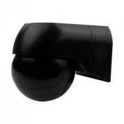 Sensore di movimento PIR esterno nero IP44 12m Ecolight